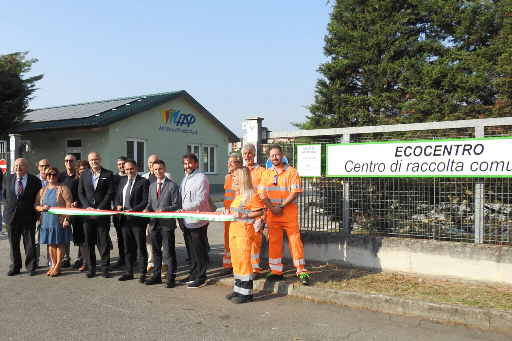 ASP: inaugurato il nuovo Ecocentro di Asti, riqualificato con fondi Pnrr